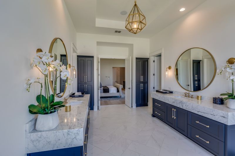 Luxurious Bathroom with Dual Vanities